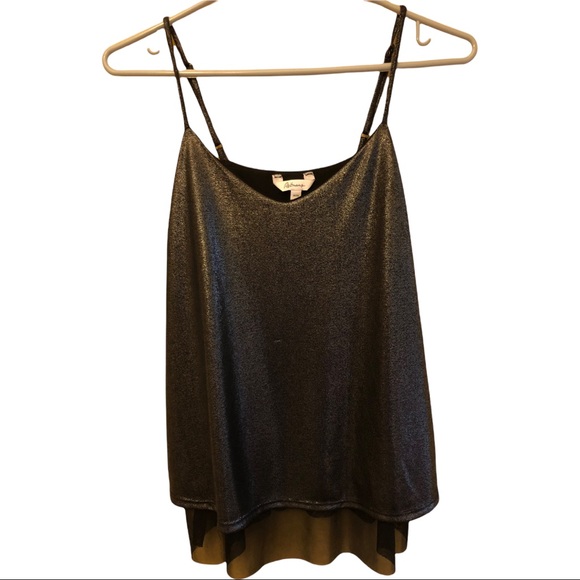 Reitmans Tops - Reitmans Metallic Sleeveless Dress Top EUC
